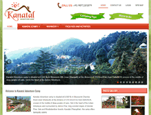Tablet Screenshot of kanataladventurecamp.com